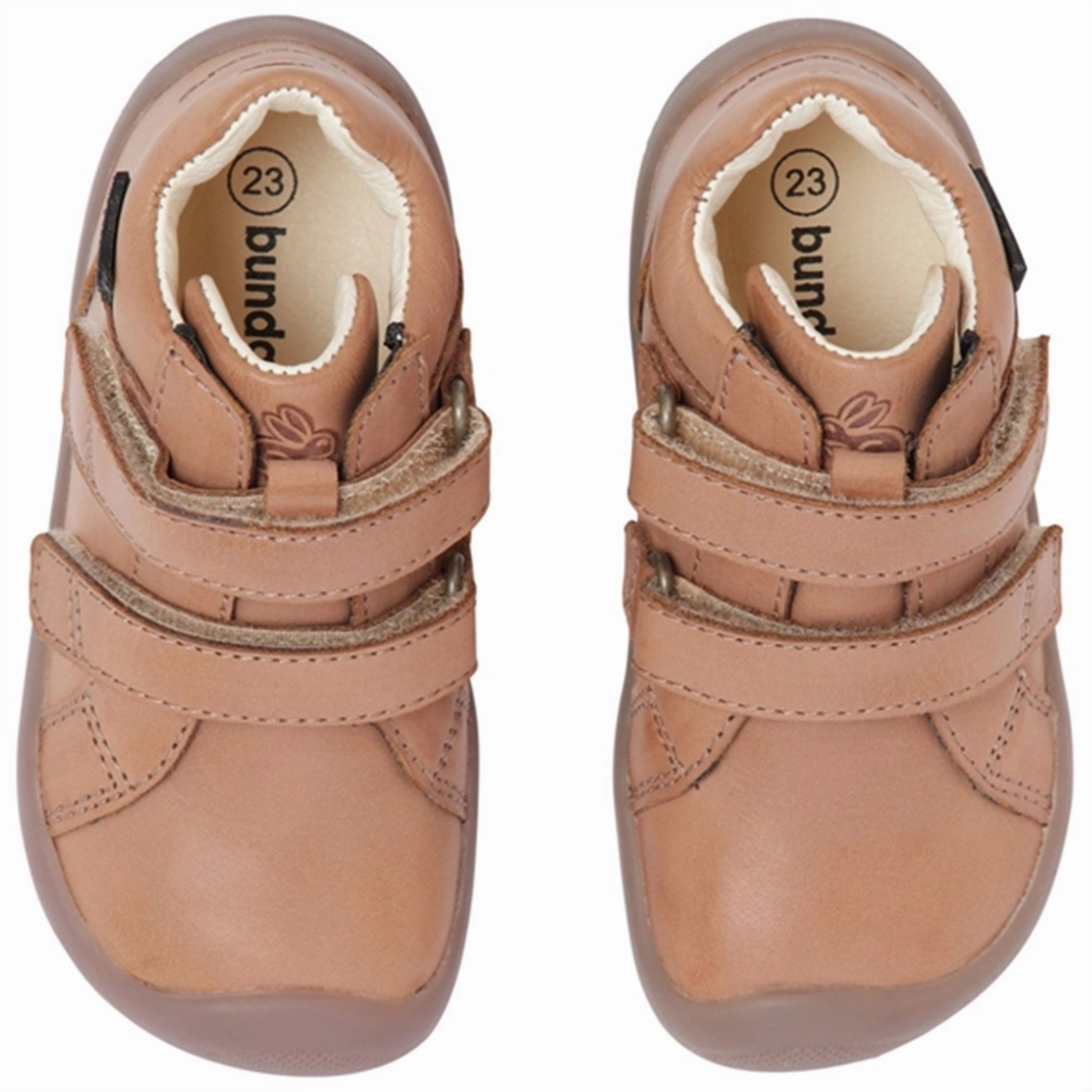 Bundgaard The Walk Velcro Tex Shoes Caramel Thick sole