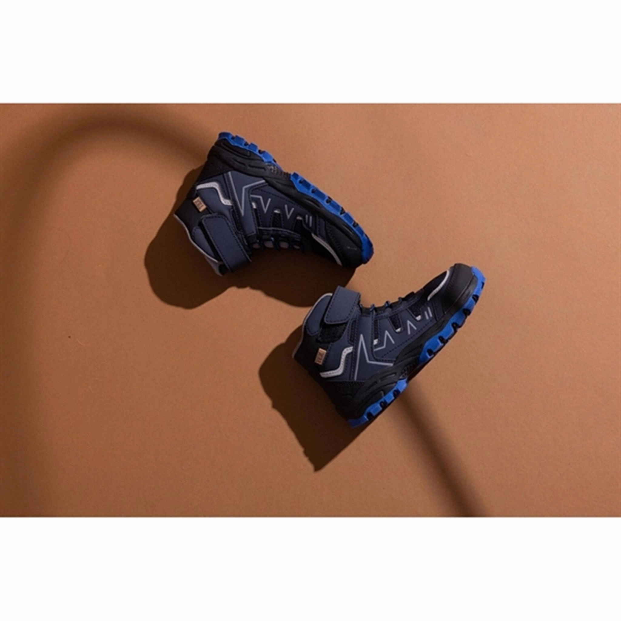 Bisgaard Madison Tex Boots Navy compression Biker Tough