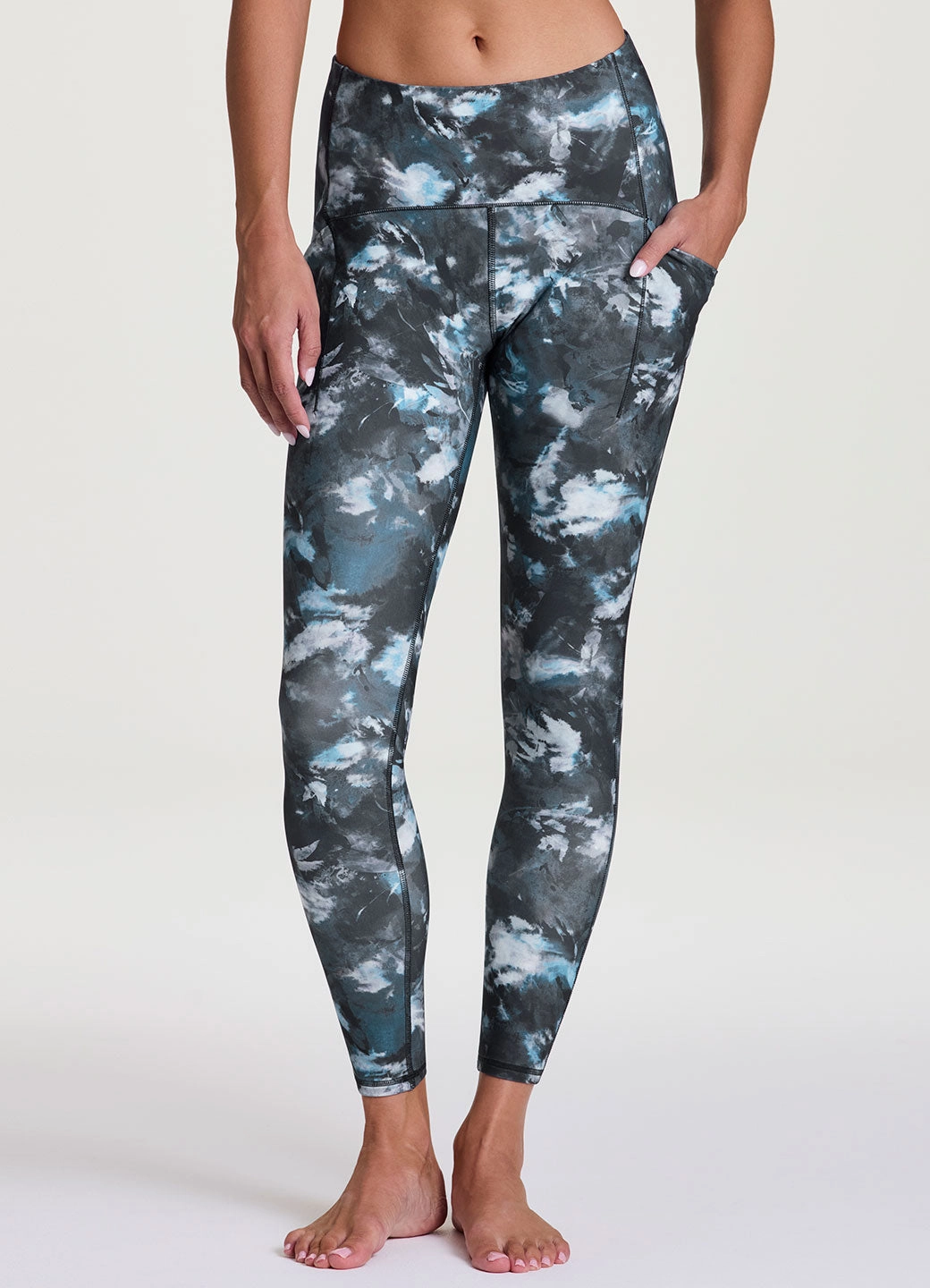 Eco Friendly Luxury Choice Abstract Blooms Tech Flex Legging