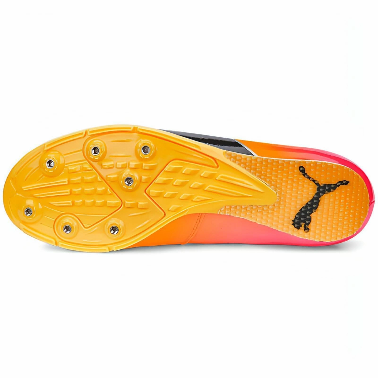 Puma evoSpeed Long Jump 10 Field Event Spikes - Orange Comfortable Straps Enhanced Control