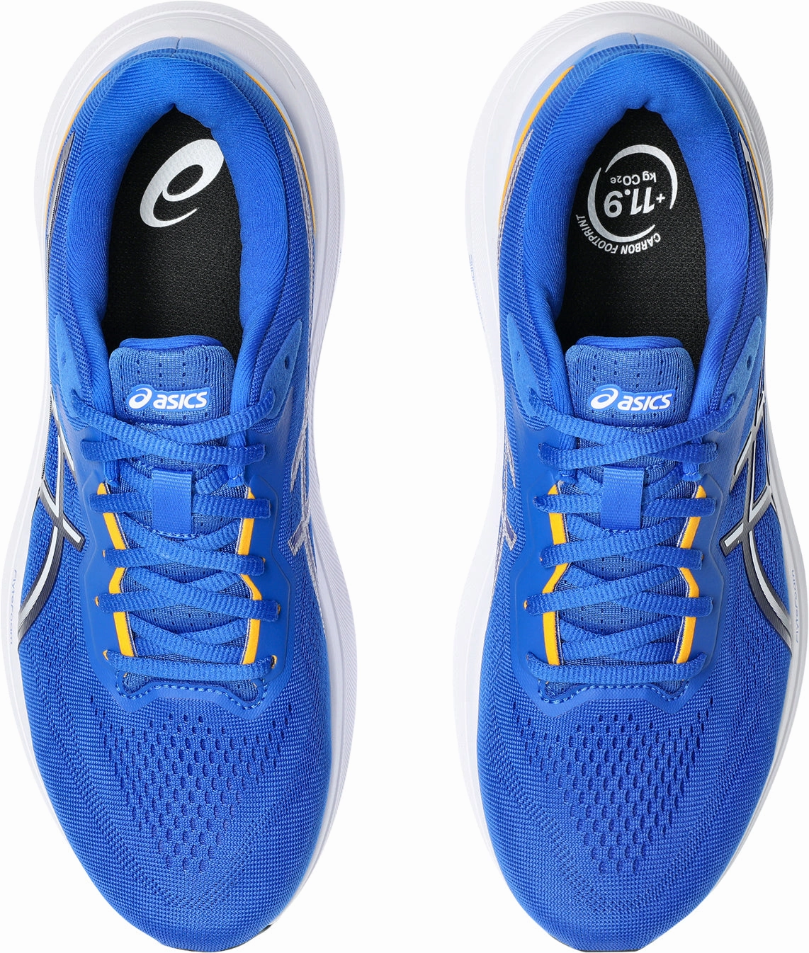 Asics GT 1000 13 Mens Running Shoes - Blue Comfort Foot webbing - strap shoes