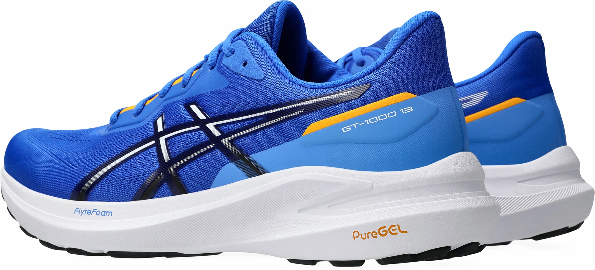 Pressure Dispersion Pods Asics GT 1000 13 Mens Running Shoes - Blue