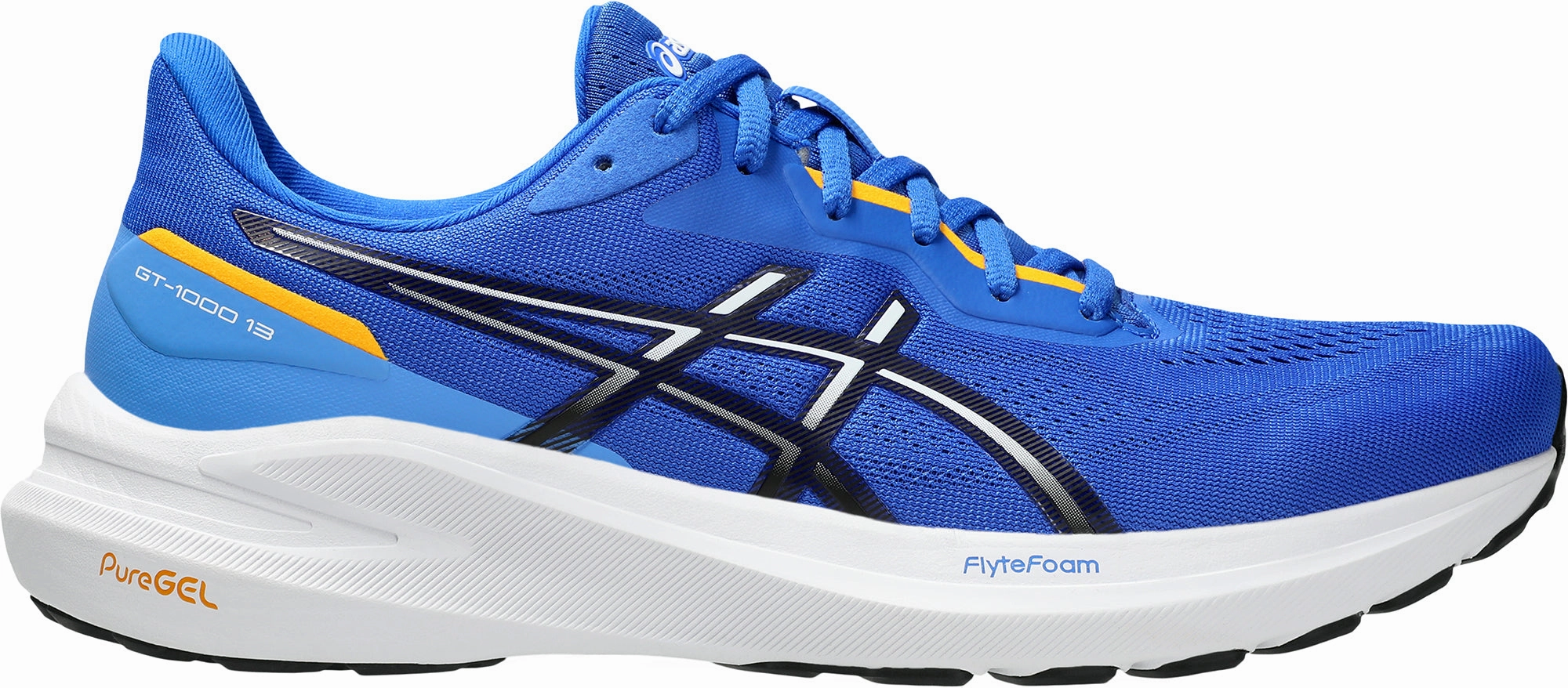 Innovative Features Foam Injection Asics GT 1000 13 Mens Running Shoes - Blue