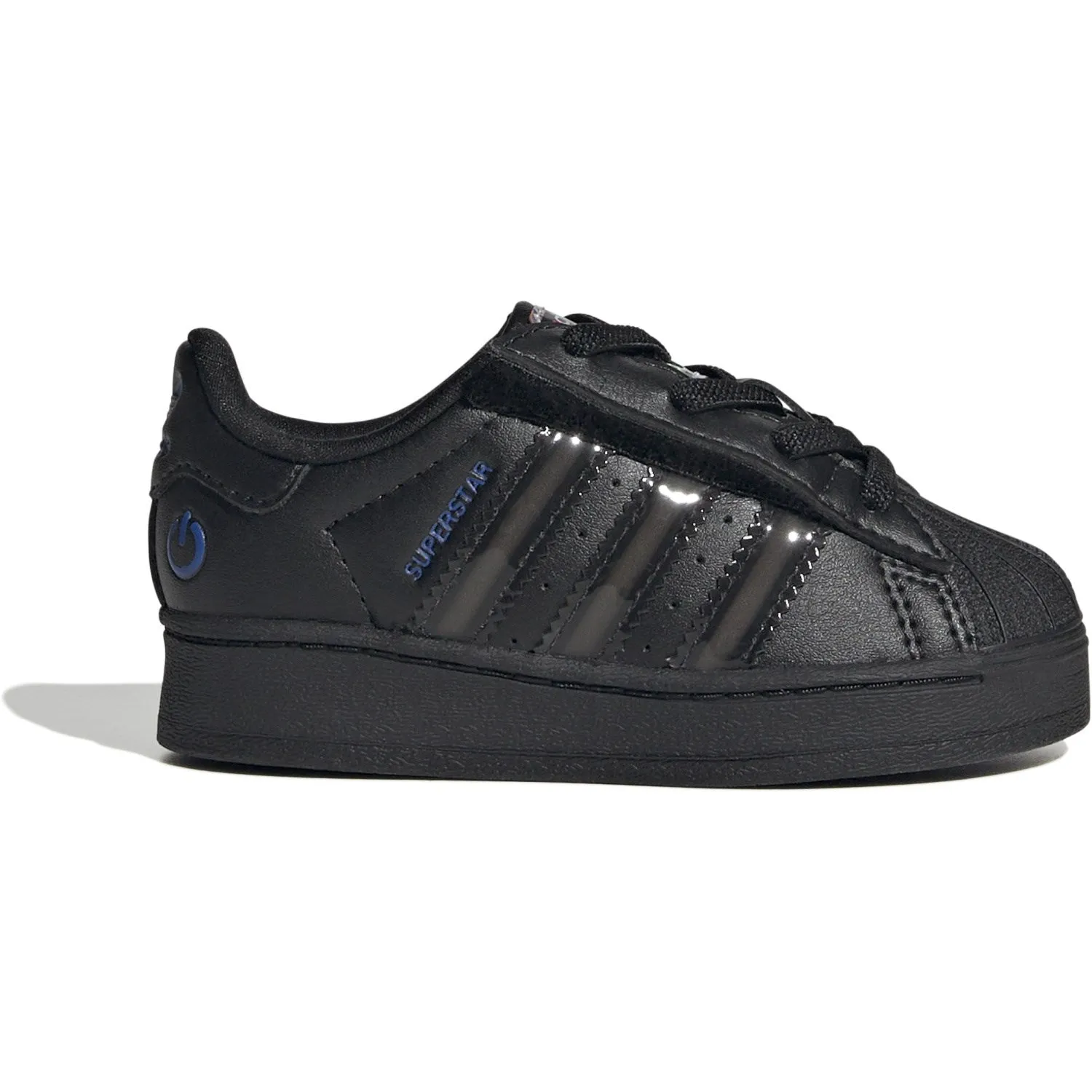 adidas Originals Core Black/Core Black/Preloved Violet Superstar Led Lights Cf El I Sneakers Adaptive Traction