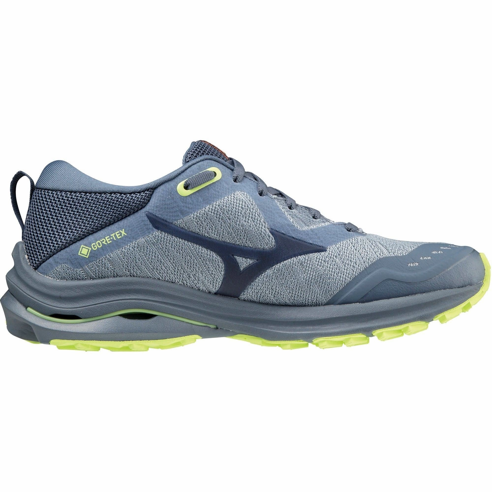 Mizuno Wave Rider GORE-TEX Womens Running Shoes - Blue Torsion Support