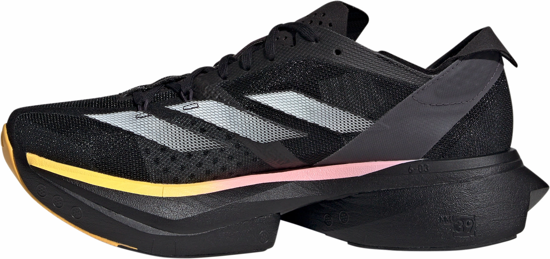 adidas Adizero Adios Pro 3 Womens Running Shoes - Black Rolling Motion Technology