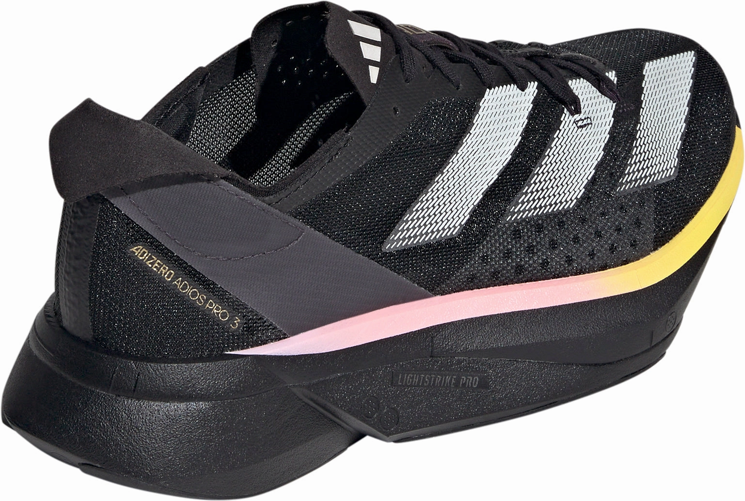 Quick Dry Inner Lining adidas Adizero Adios Pro 3 Womens Running Shoes - Black