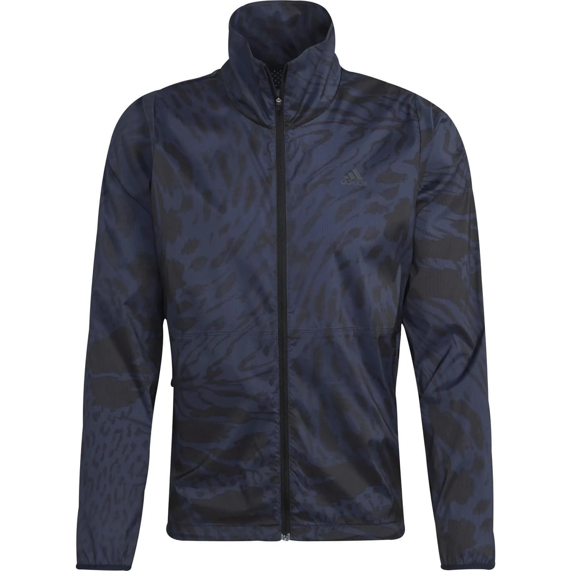Minimal Form adidas Fast Womens Running Jacket - Navy
