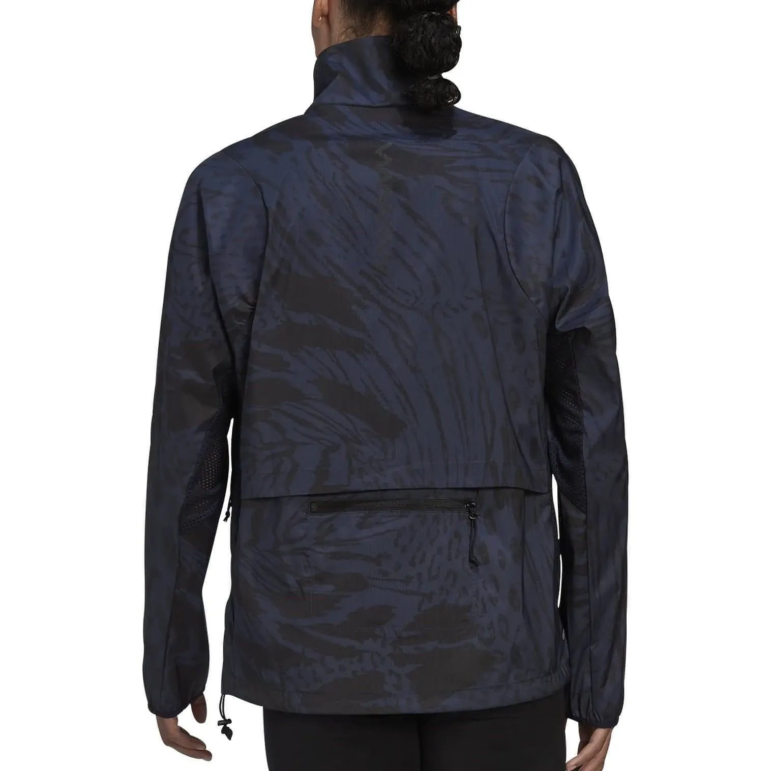 Personalized adidas Fast Womens Running Jacket - Navy