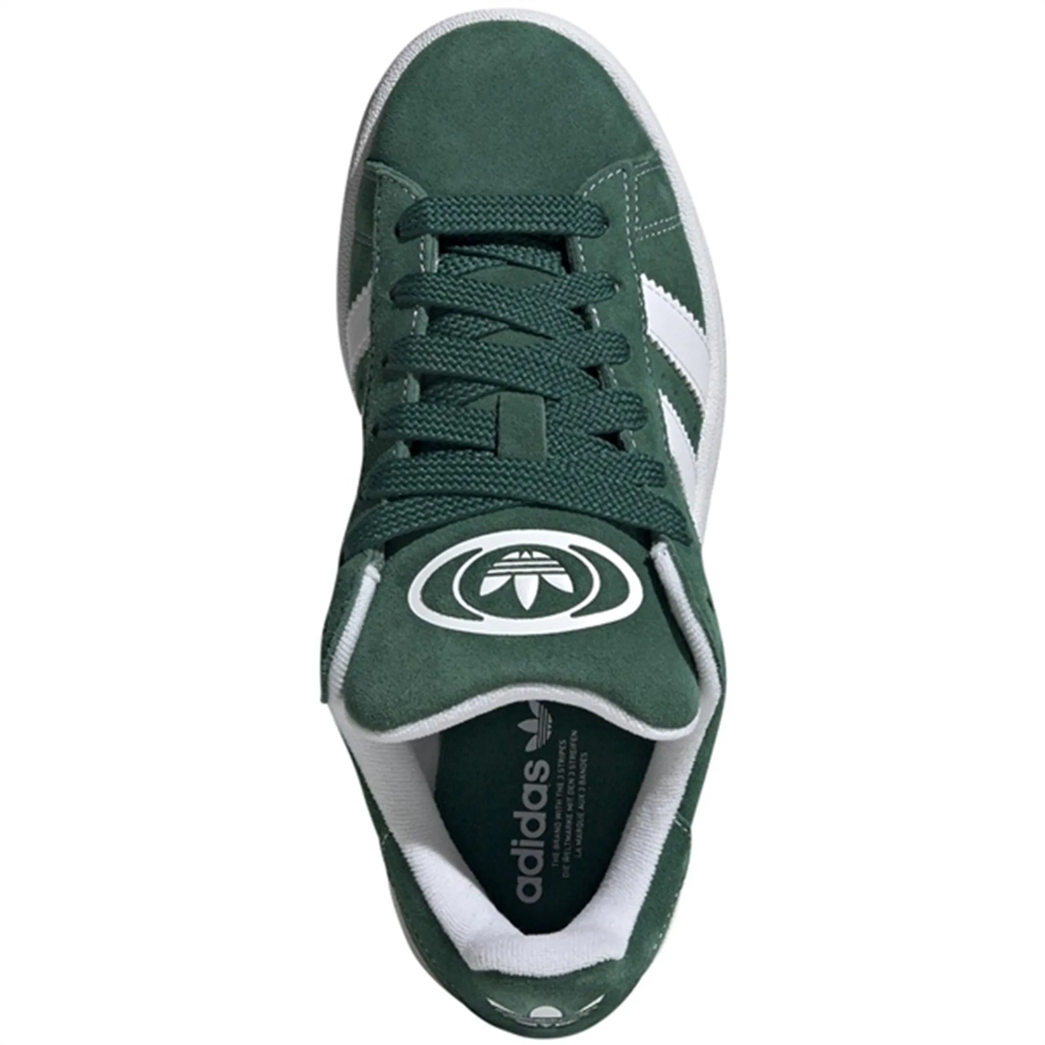 slip-resistant Neutral Stance Balanced adidas Originals CAMPUS 00s J Sneakers Dark Green / Cloud White / Off White