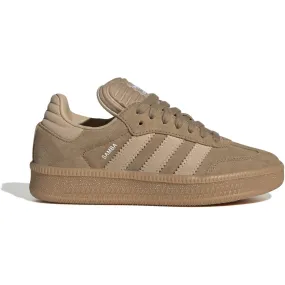 Easy to Wear Bonded Overlays adidas Originals Cardboard Magic Beige Gum3 Samba Xlg J Sneakers