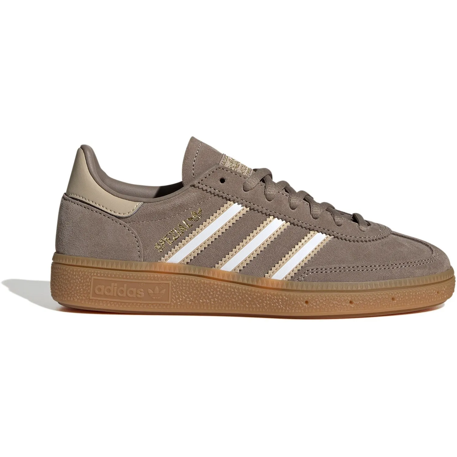 adidas Originals Chalky Brown/Ftwr White/Magic Beige Handball Spezial J Sneakers Shock absorption tech