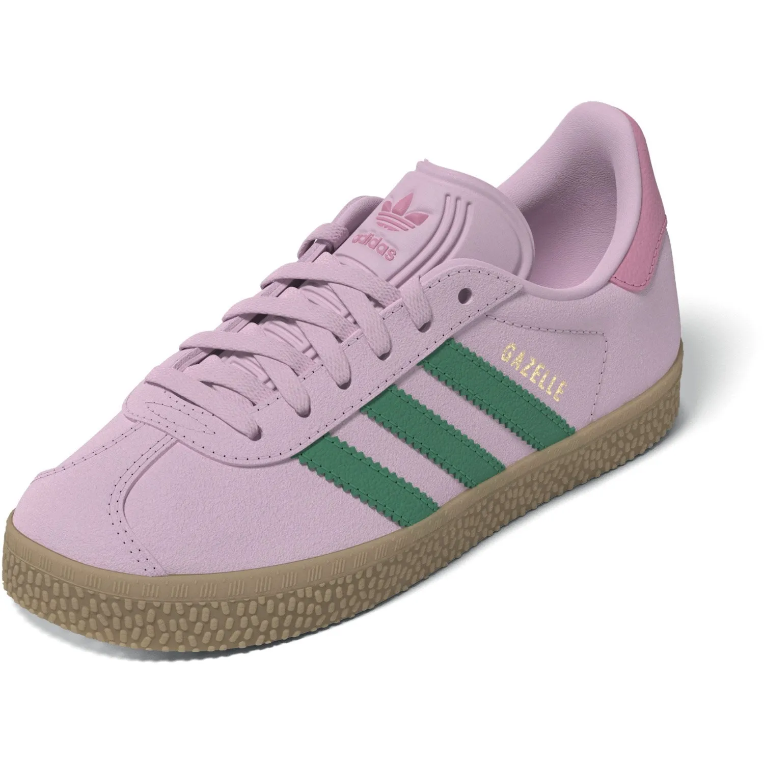adidas Originals Clear Pink Court Green Bliss Pink Gazelle C Sneakers High   Top