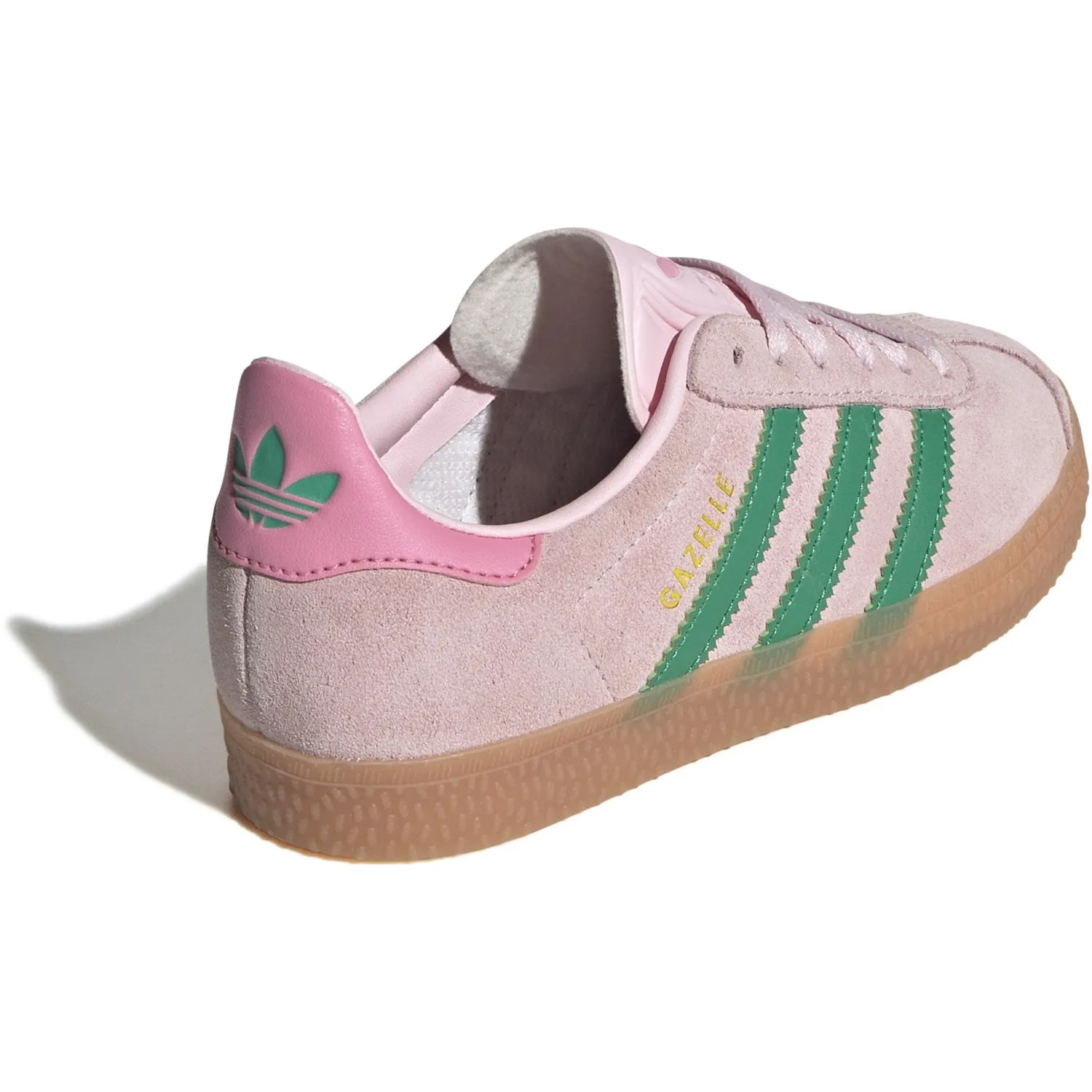 adidas Originals Clear Pink Court Green Bliss Pink Gazelle C Sneakers Airflow Optimization
