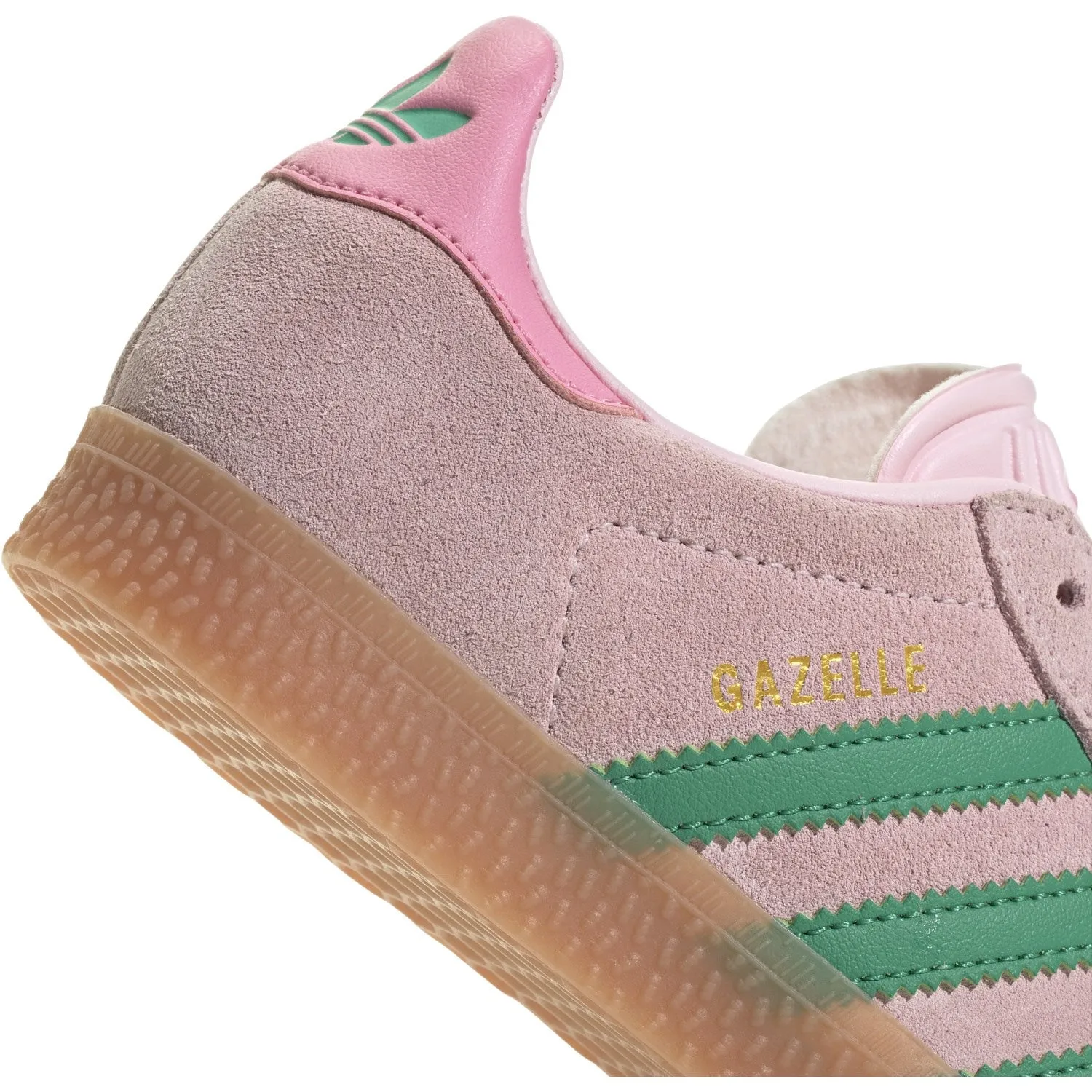 adidas Originals Clear Pink Court Green Bliss Pink Gazelle C Sneakers HeelStabilizer Cool Look