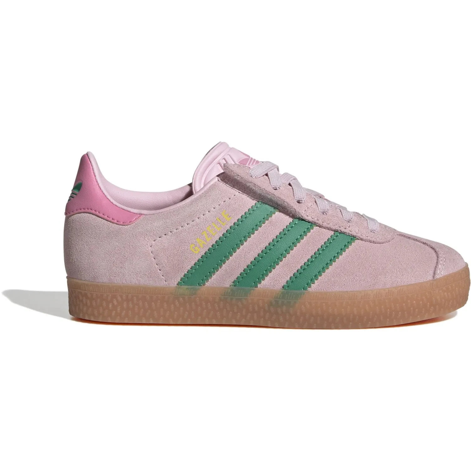 Water   Repellent adidas Originals Clear Pink/Court Green/Bliss Pink Gazelle Cf El C Sneakers
