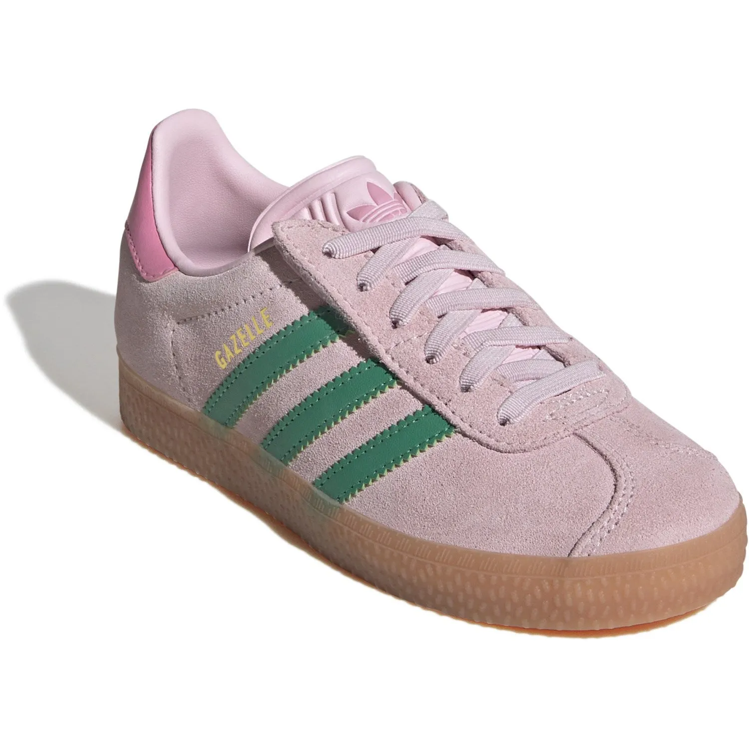 Orthopedic Certified Mid Top Design adidas Originals Clear Pink/Court Green/Bliss Pink Gazelle Cf El C Sneakers