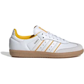 Rubber Traction adidas Originals Cloud White/Crystal White/Crew Yellow Samba Og J Sneakers