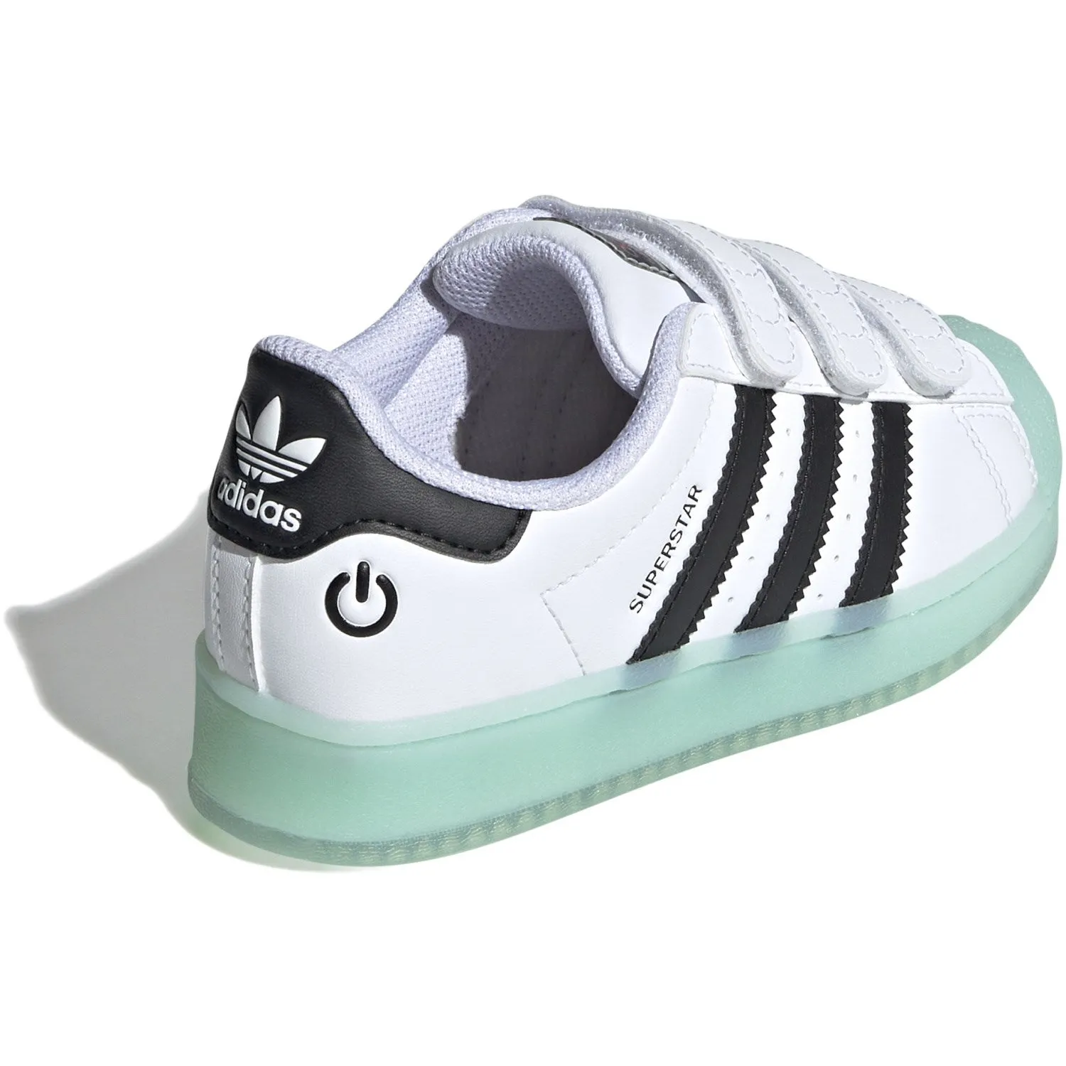 Breathable Airflow Design Sneaker Fit adidas Originals Cloud White/Seflaq/Core Black Superstar Led Lights Cf C Sneakers