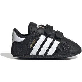 adidas Originals Core Black/Ftwr White/Gold Met. Superstar Crib Sneakers Quality