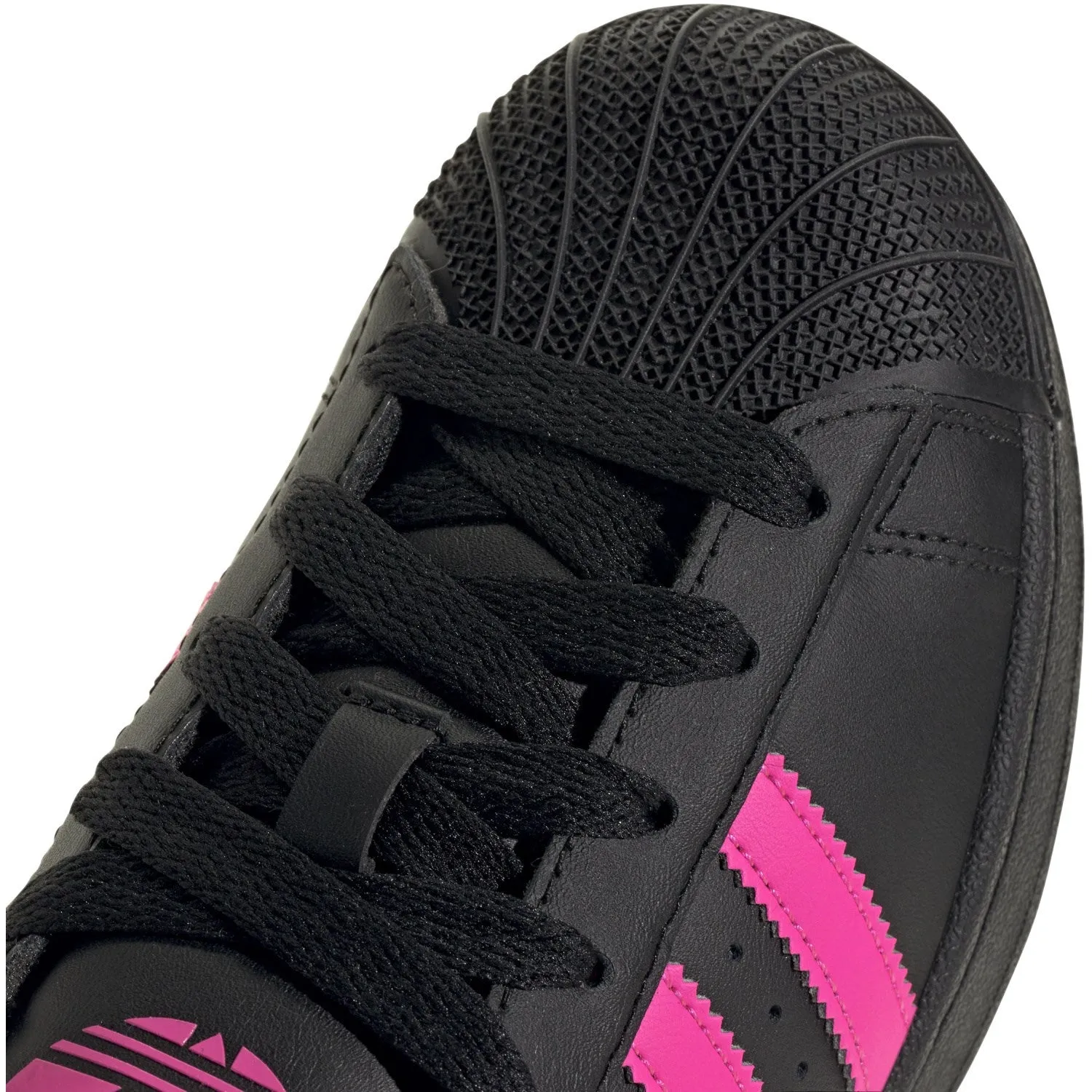 Bounce Back Foam Gradient Density Foam adidas Originals Core Black/Lucid Pink/Core Black Superstar Ii J Sneakers