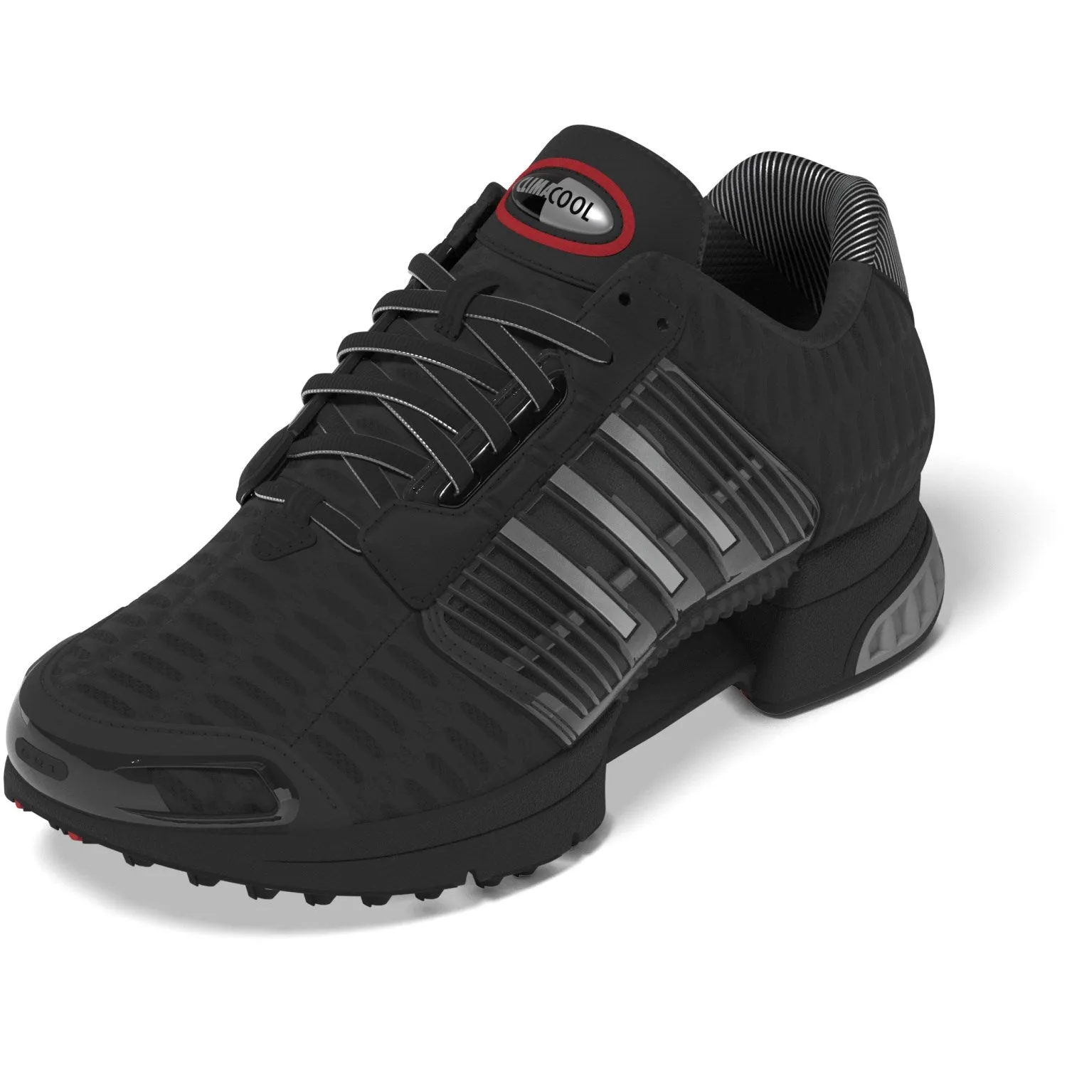 adidas Originals Core Black/Matte Silver/Red Climacool 1 J Sneakers Functional Day Flexible Motion