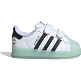 adidas Originals Core White/Seflaq/Core Black Superstar Led Lights Cf I Sneakers Multi Layer Midsole Flexible Material