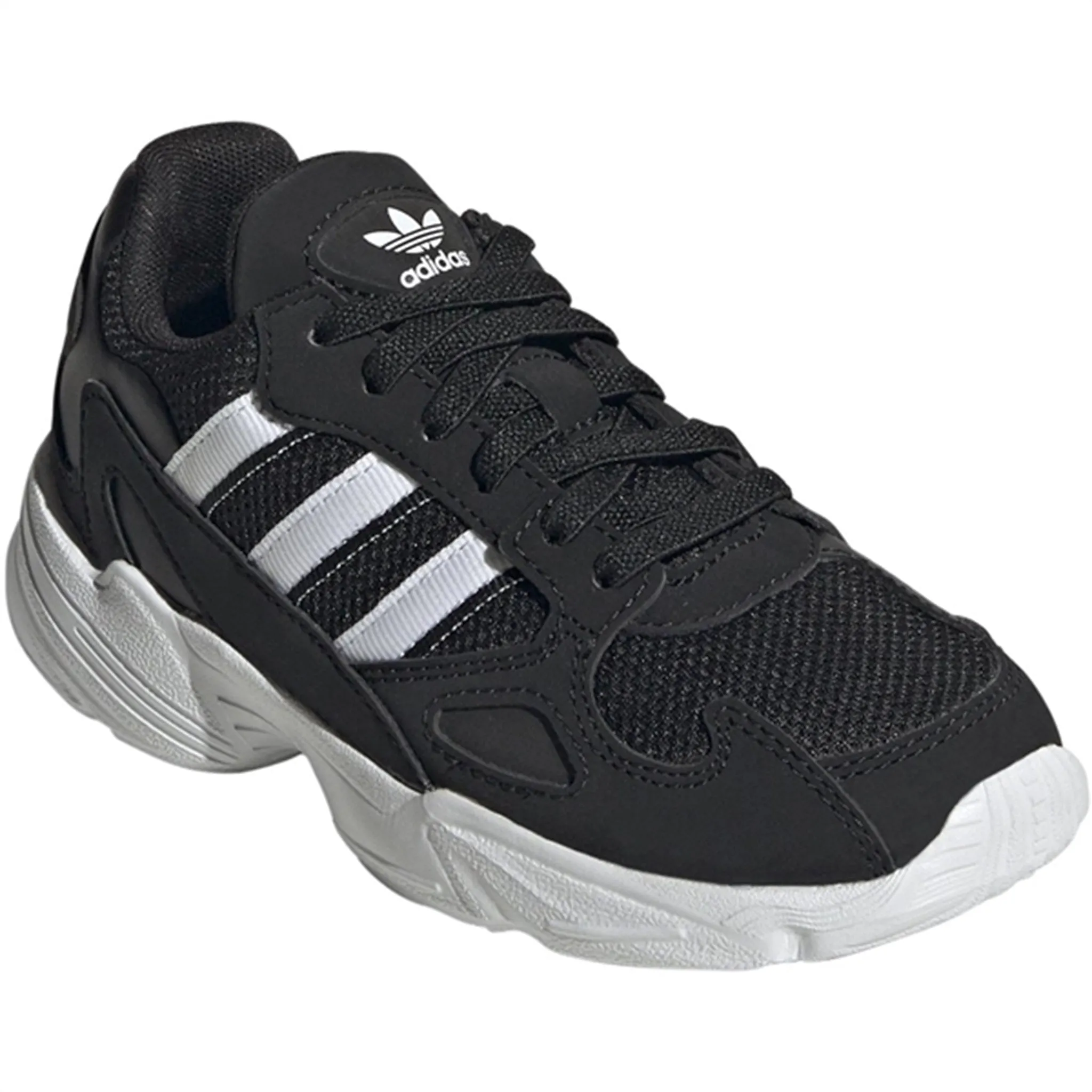 Adjustable Straps Tear Resistant Textile adidas Originals FALCON EL C Sneakers Core Black / Cloud White / Cloud White