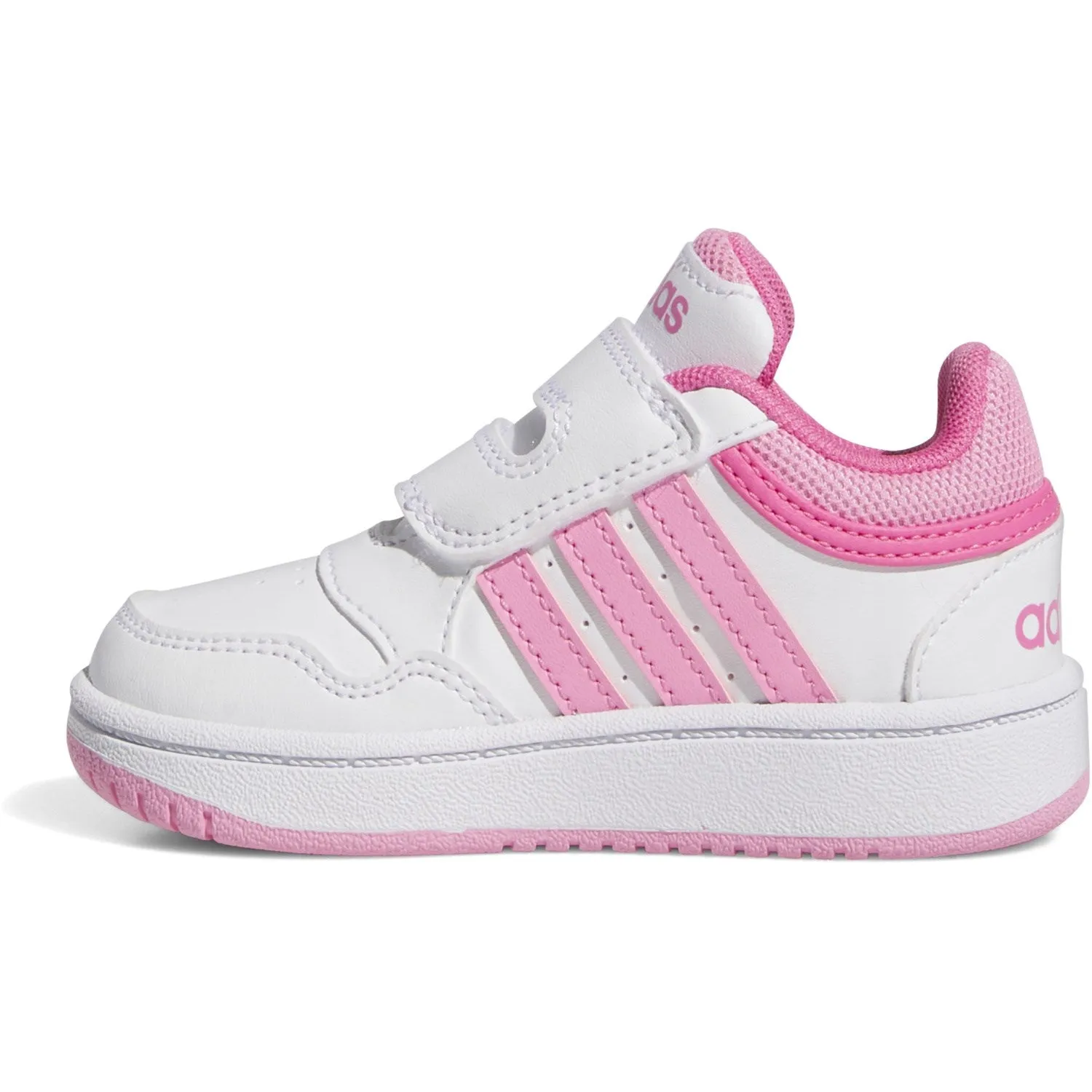 Water resistant coating Elastic Gore adidas Originals Ftwr White/Bliss Pink/Pulse Magenta Hoops 3.0 Cf I Sneakers