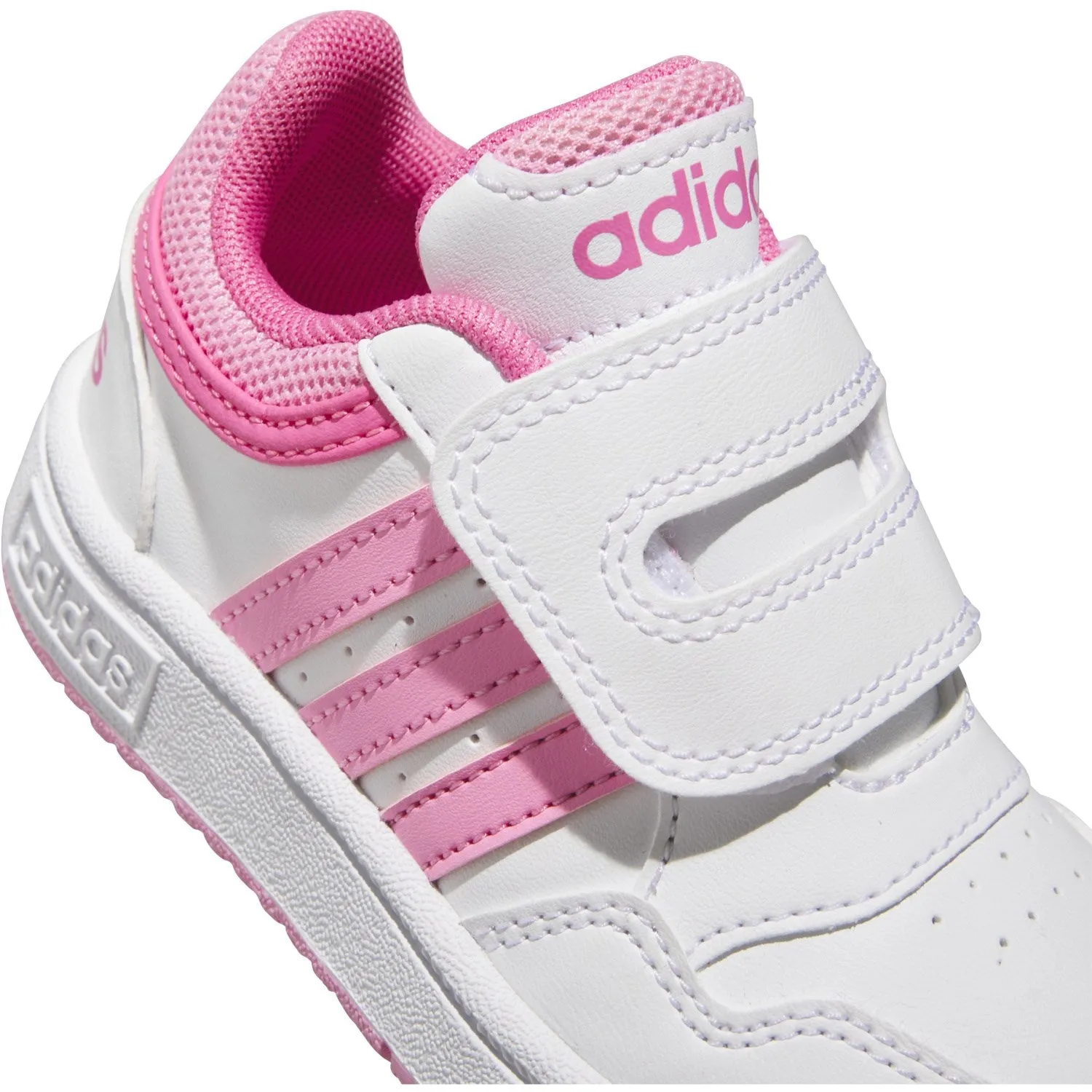 adidas Originals Ftwr White/Bliss Pink/Pulse Magenta Hoops 3.0 Cf I Sneakers Youth Style