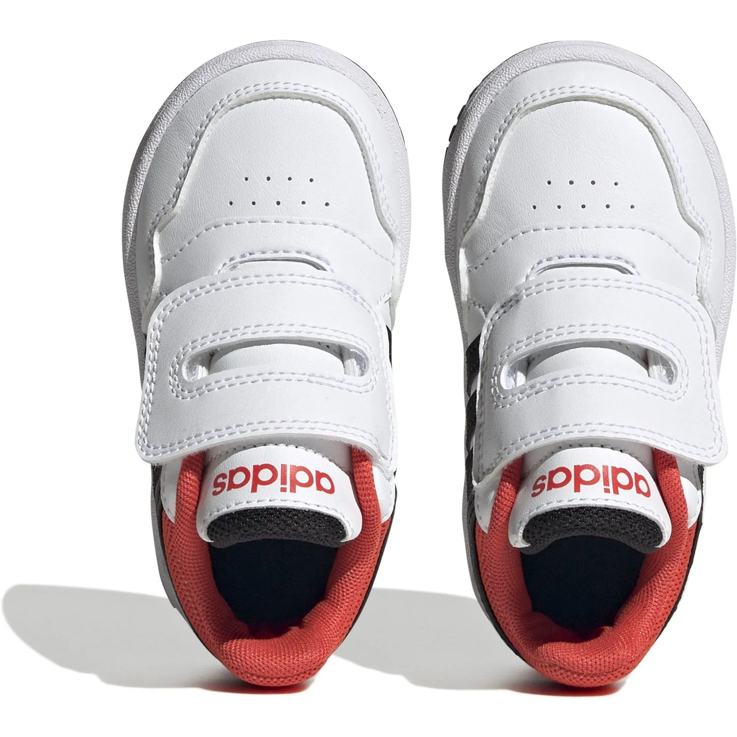 Supportive Wear adidas Originals Ftwr White/Core Black/Bright Red Hoops 3.0 Cf I Sneakers