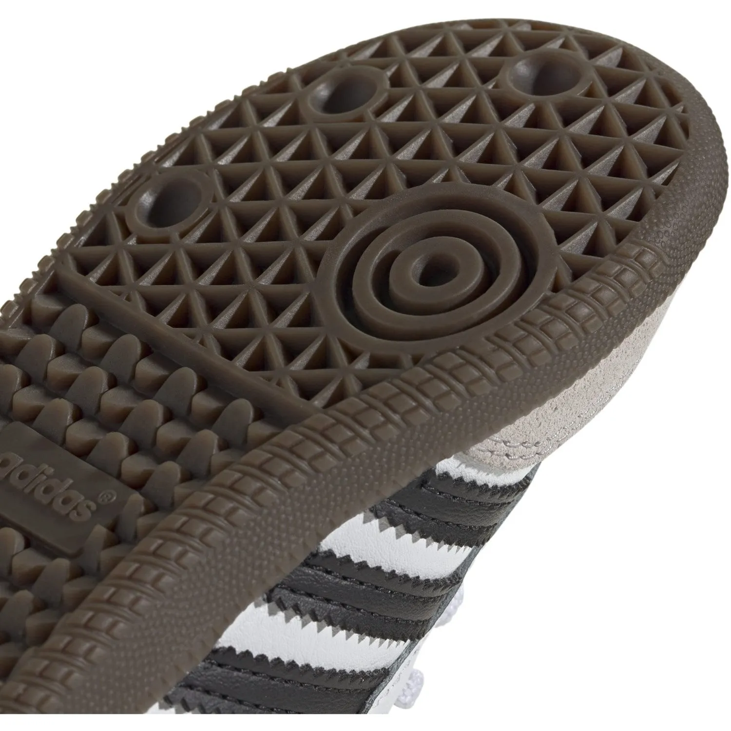 adidas Originals Ftwr White/Core Black/Gum5 Samba Og Cf El I Sneakers Bold Pattern Moisture Management Layer