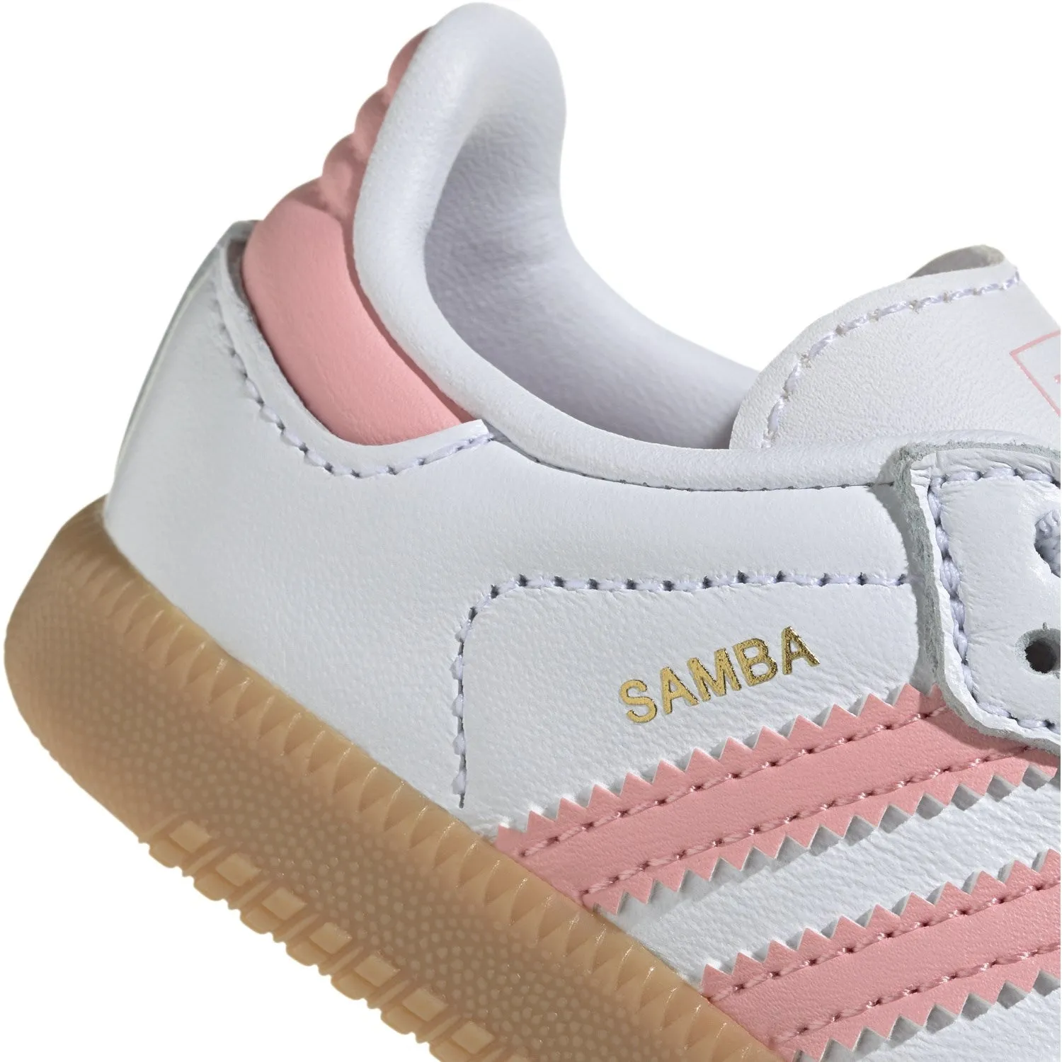Shock   Resistant adidas Originals Ftwr White/Semi Pink Spark/Gum 3 Samba Og El I Sneakers