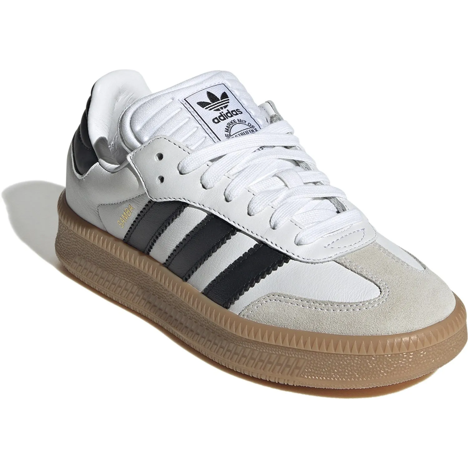Soft Collar Lining adidas Originals Ftwwht/Cblack/Gum3 Samba Xlg J Sneakers