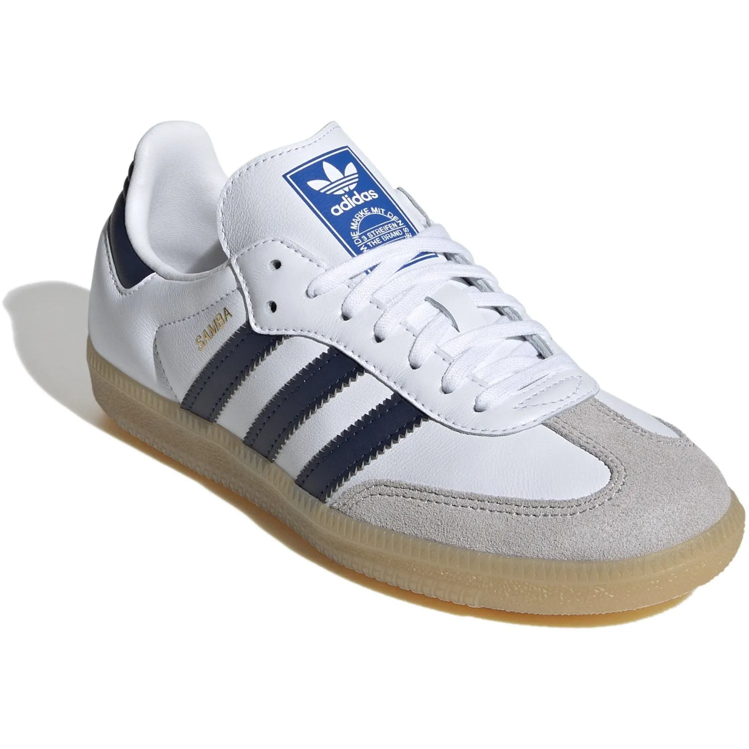 adidas Originals Ftwwht/Conavy/Gum3 Samba Og J Sneakers Sock Like