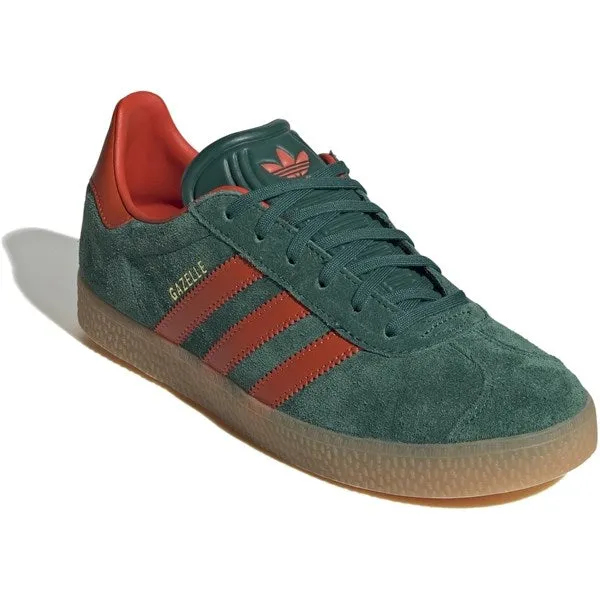 Fashion Casual Smart Chic adidas Originals GAZELLE J Sneakers Collegiate Green / Preloved Red / Gum