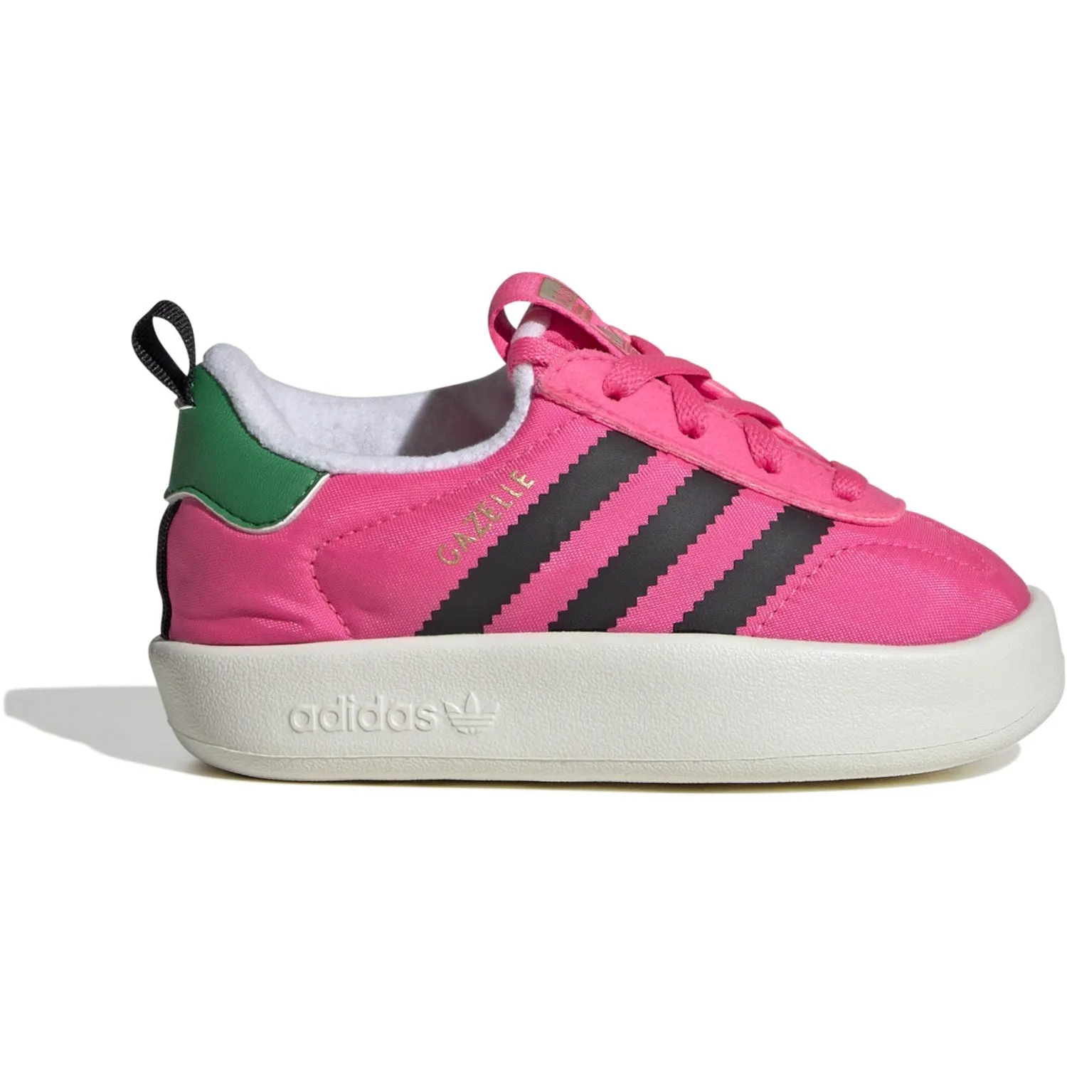 adidas Originals Lucid Pink Off White Core Black Gazelle Home I Sneakers padded insole Impact Resistant Toe Guard
