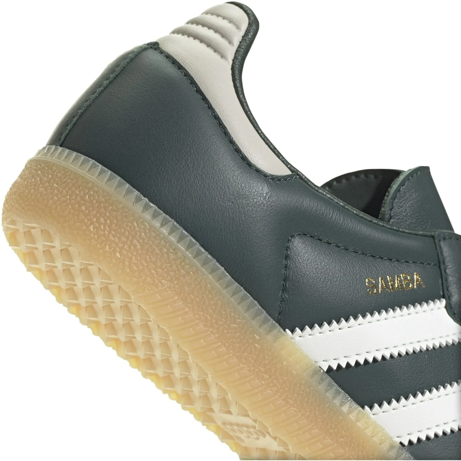 adidas Originals Mineral Green/Off White/Putty Grey Samba Og J Sneakers Smooth Leather