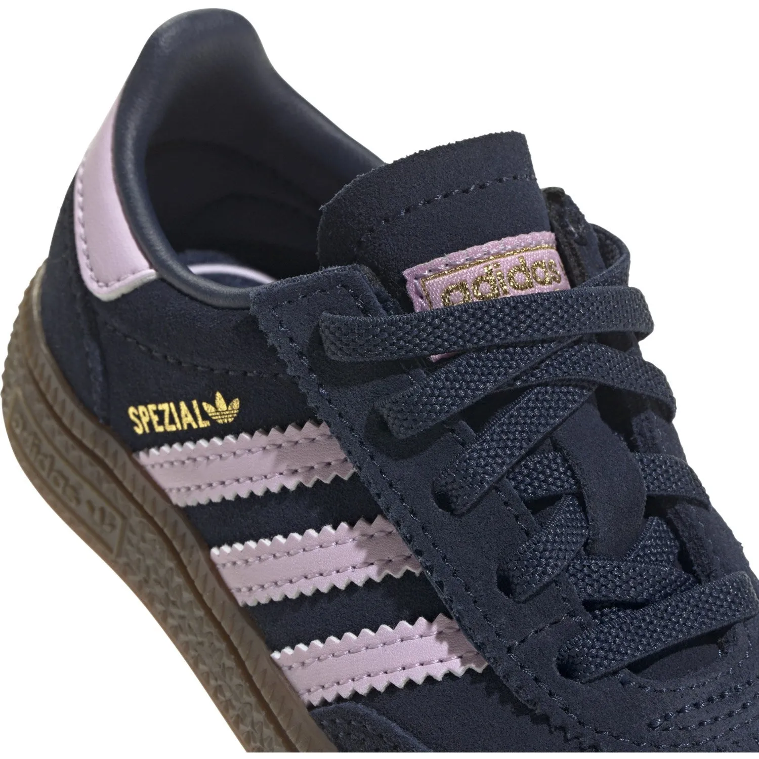 adidas Originals Night Indigo/Orchid Fusion/Gum5 Handball Spezial Cf El I Sneakers ZipUp All-Day Durability