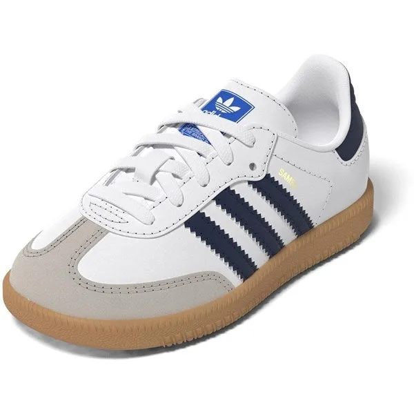 adidas Originals SAMBA OG EL I Sneakers Cloud White / Night Indigo / Gum Plush Cushion quick dry