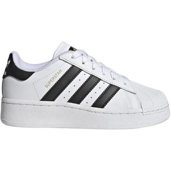 adidas Originals SUPERSTAR XLG J Sneakers Cloud White / Core Black / Gold Metallic Tear Resistant Mesh Pressure Relief