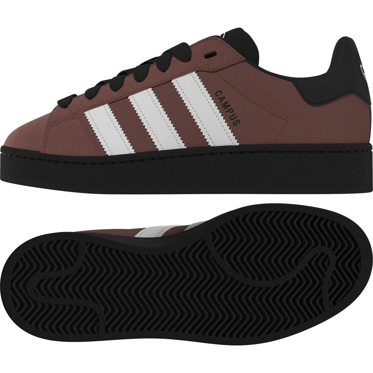 Athletic Aesthetic Clean Stitching adidas Originals Wild Sepia/Crystal White/Core Black Campus 00S J Sneakers