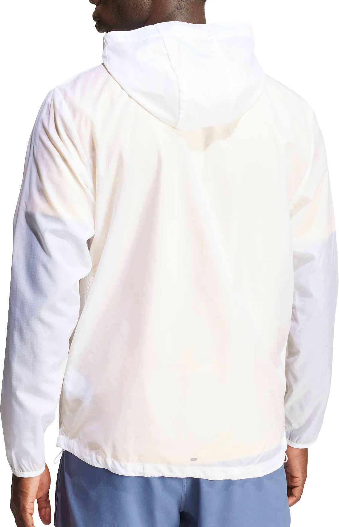 adidas Own The Run 3 Stripes Mens Running Jacket - White Supply