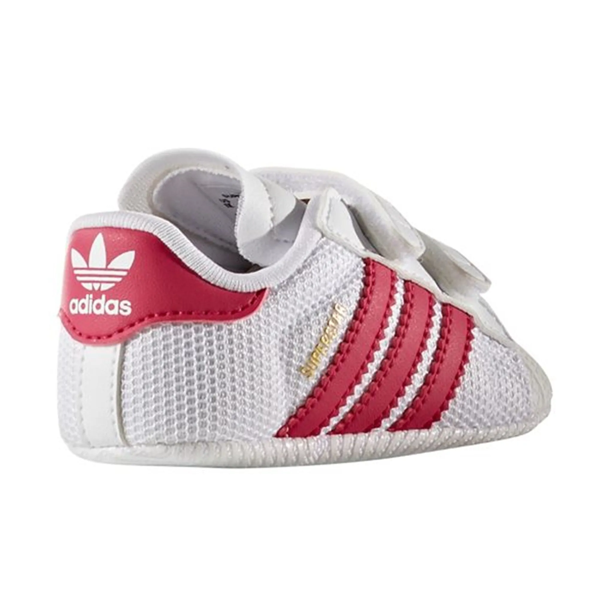 adidas Superstar Sneakers White/Pink S79917 Bendable No Tie
