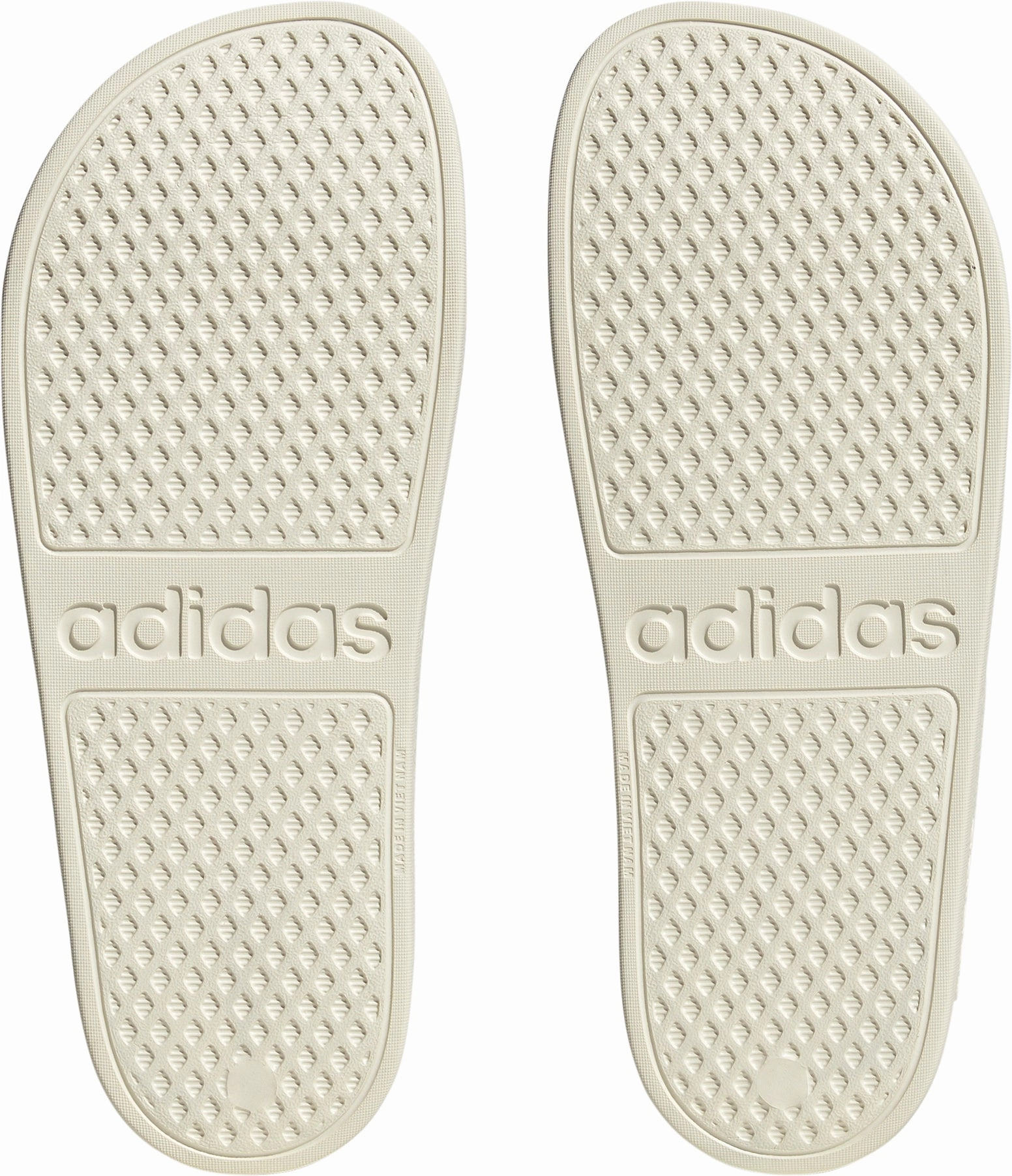 Machine Washable Design Non Irritating Seam Finish adidas Adilette Aqua Sliders - Cream