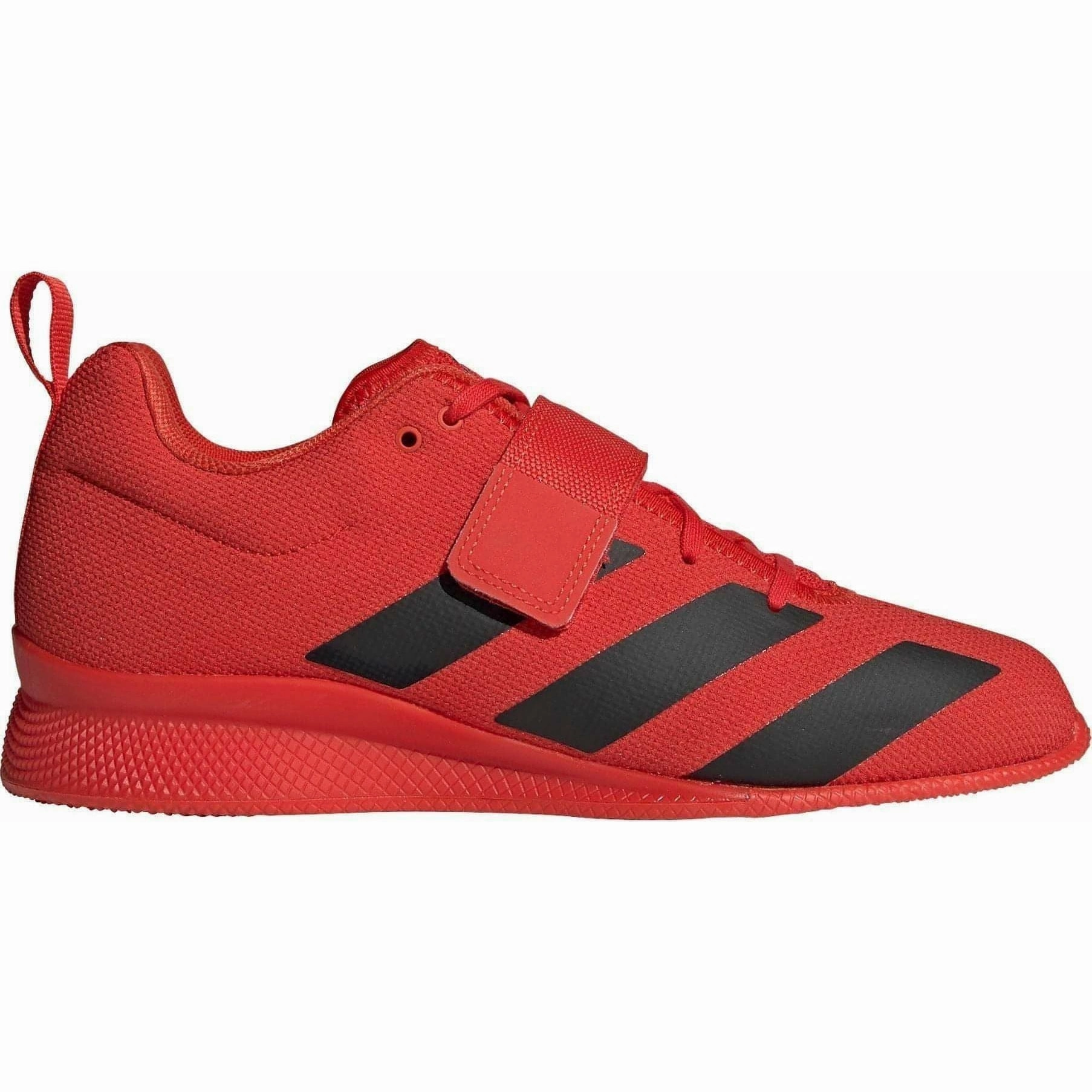 RubberSole Fit Light adidas Adipower 2 Weightlifting Shoes - Red