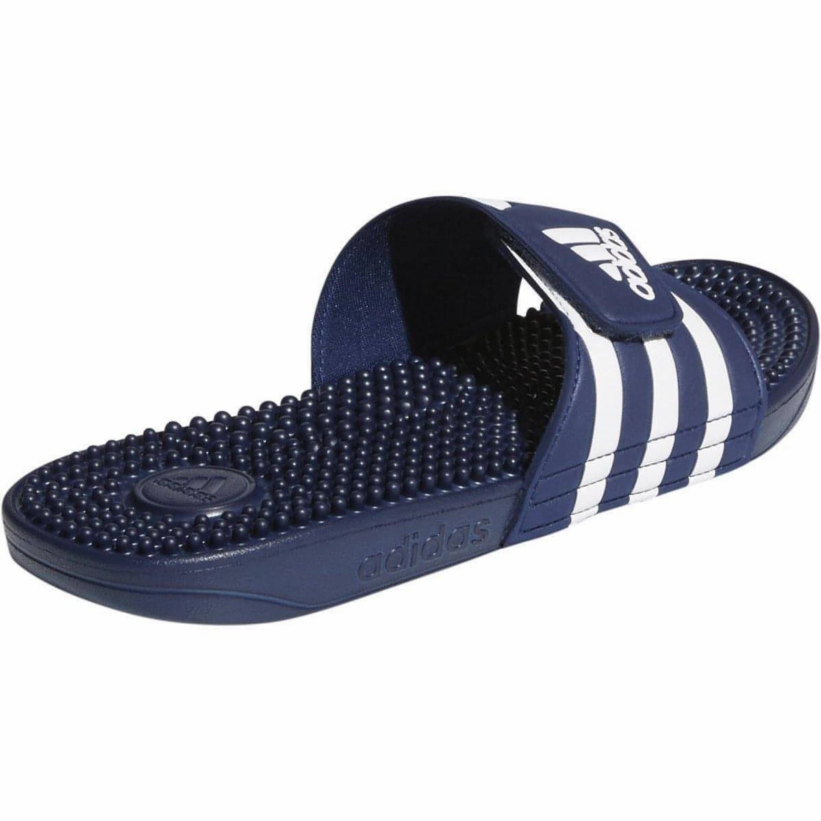 adidas Adissage Sliders - Blue Relaxed Fit Shoes Quick On