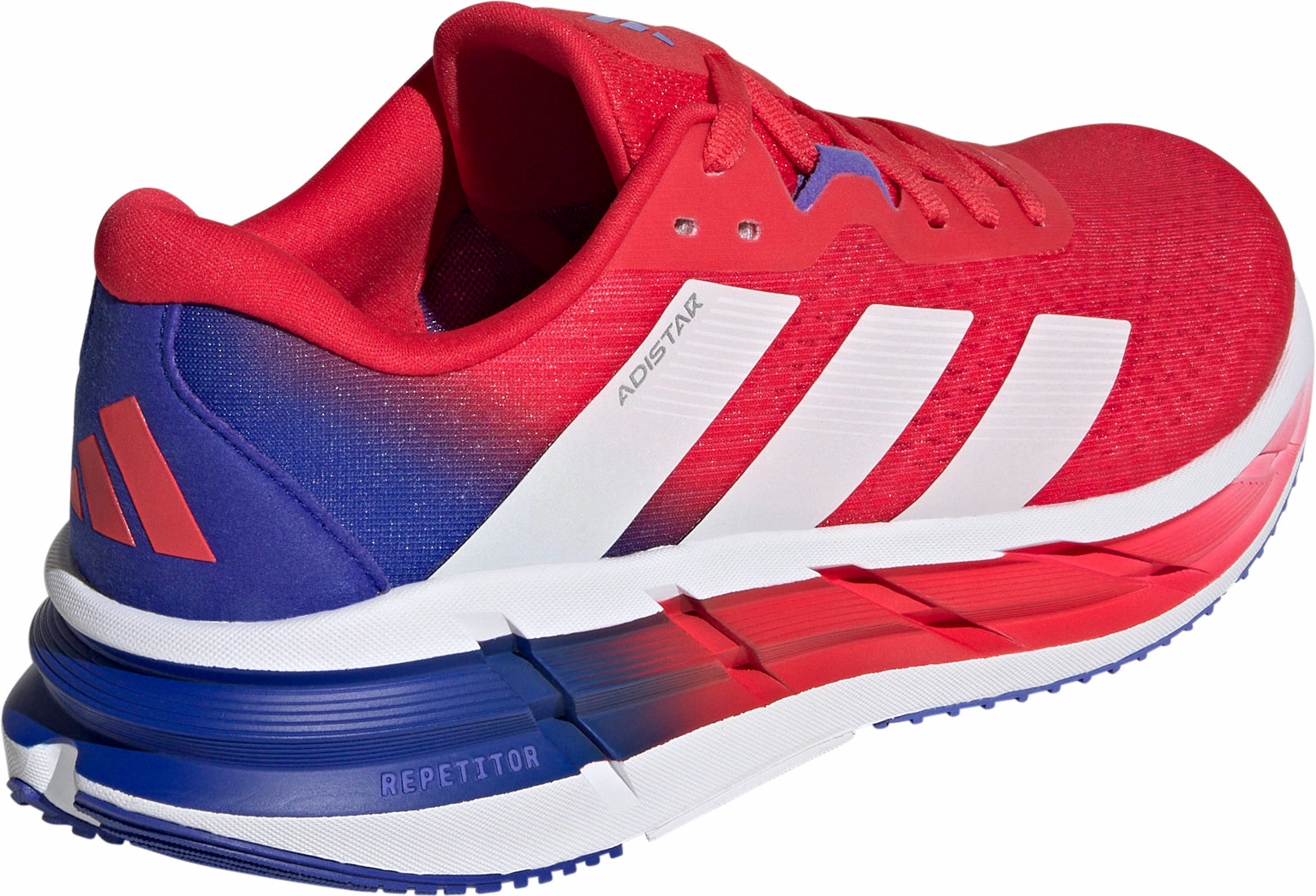 plyometric shoes running shoes for long - distance runners adidas Adistar 3.0 Mens Running Shoes - Red