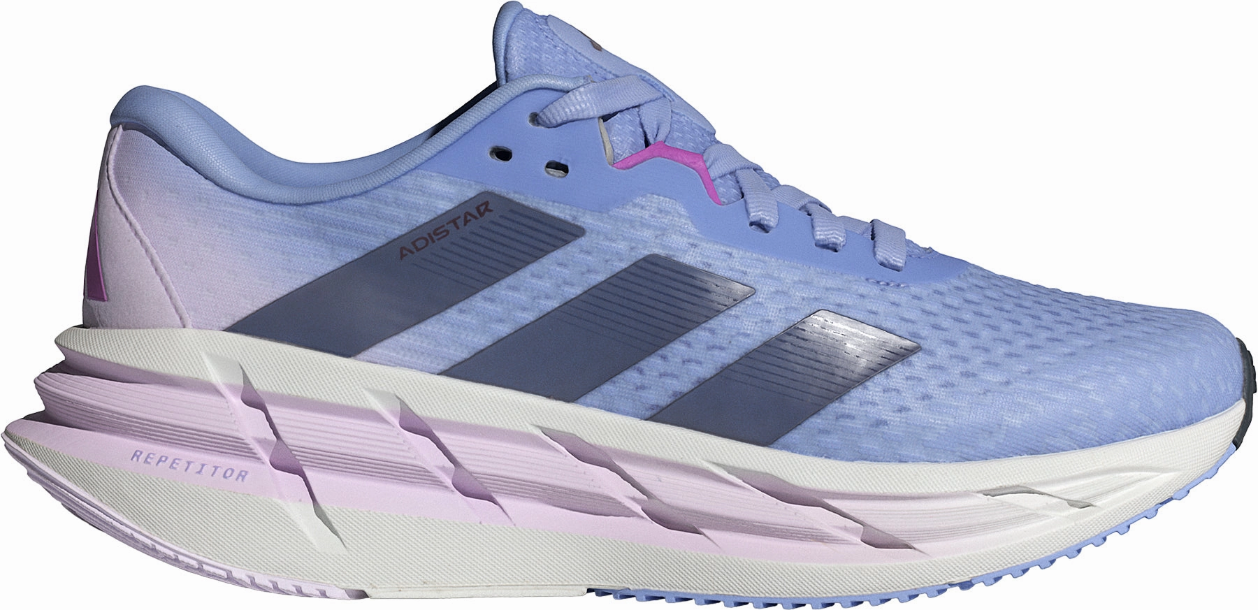 adidas Adistar 3.0 Womens Running Shoes - Blue wide - toe - box