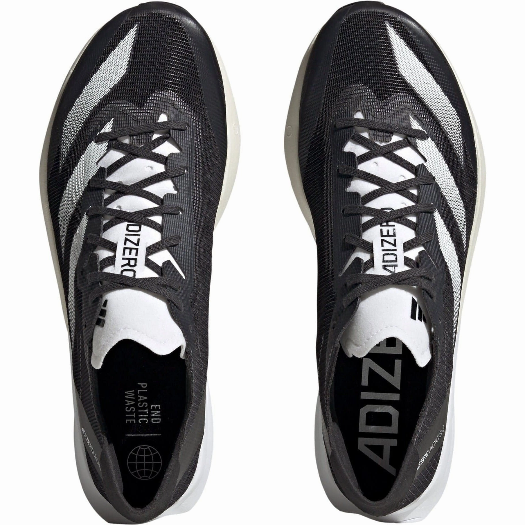 adidas Adizero Adios 8 Mens Running Shoes - Black running - safety kids' running shoes